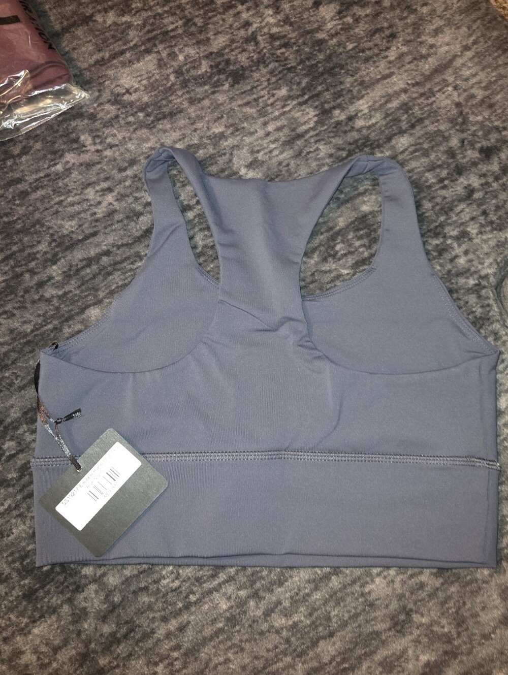 DYI Racerback Sports Bra in Gray